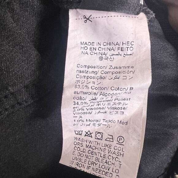 NWT Dazy Women's Black Wide Leg Jeans Boho Elastic Waistband Sz XL - Picture 9 of 15